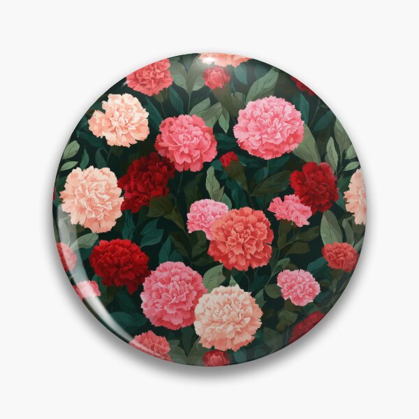 Item preview, Bold Wild Carnations For Garden Lover Gift designed and sold by RoyalStarsPatts.