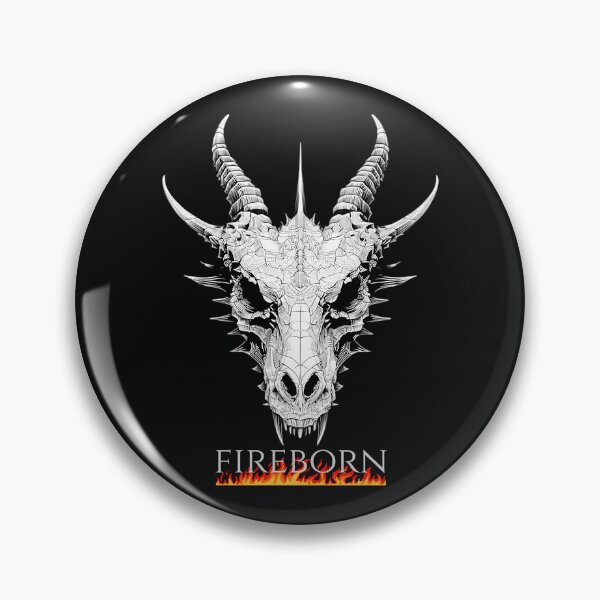 Item preview, Fireborn Dragon Skull Artwork Mythical Flame Design designed and sold by MTJ-Mushrooms.