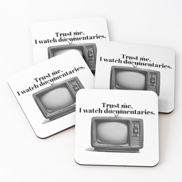 Item preview, Trust Me, I Watch Documentaries | Funny True Crime Retro TV Design designed and sold by idgafstudio.ch.