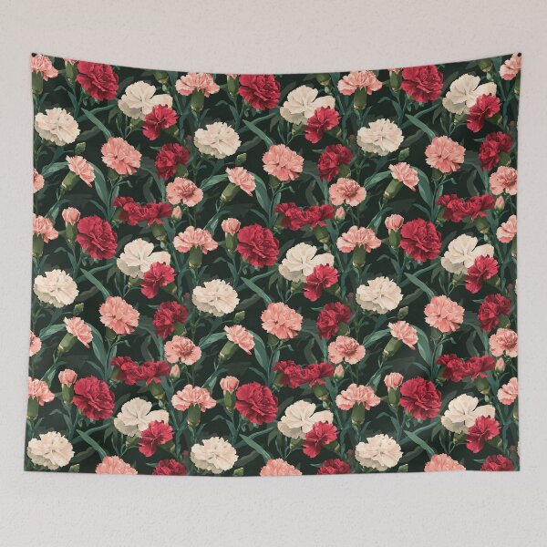 Item preview, Beautiful Lush Carnation Pattern For Thank You Gift designed and sold by RoyalStarsPatts.