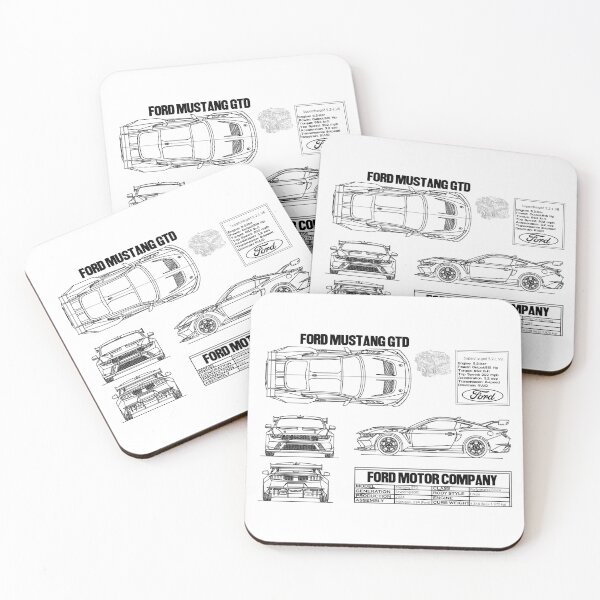 Item preview, Mustang GTD Blueprint V2 designed and sold by BronArtworks.