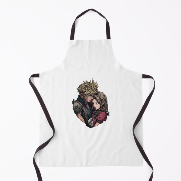 Item preview, Cloud and Aerith designed and sold by Pop Haven.