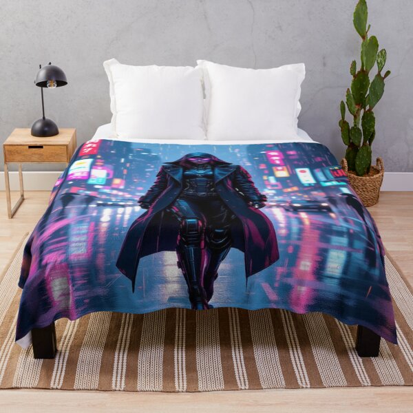 Item preview, Cyber Shadows – Neon Rain, digital silence and a silent departure into the future designed and sold by FotoworldEdel.