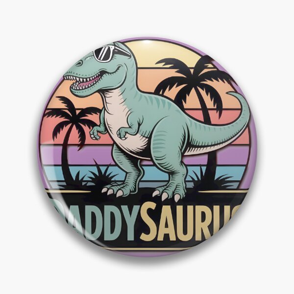 Artikelvorschau, Cooles Daddysaurus Rex Retro Sonnenuntergang Papa Geschenk entworfen und verkauft von ThomaslkOver.