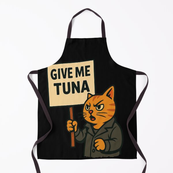 Item preview, Cat Demanding Tuna | Silly Paws Studio designed and sold by SillyPawsStudio.