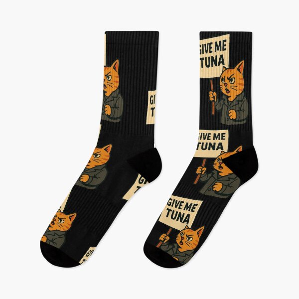 Item preview, Cat Demanding Tuna | Silly Paws Studio designed and sold by SillyPawsStudio.