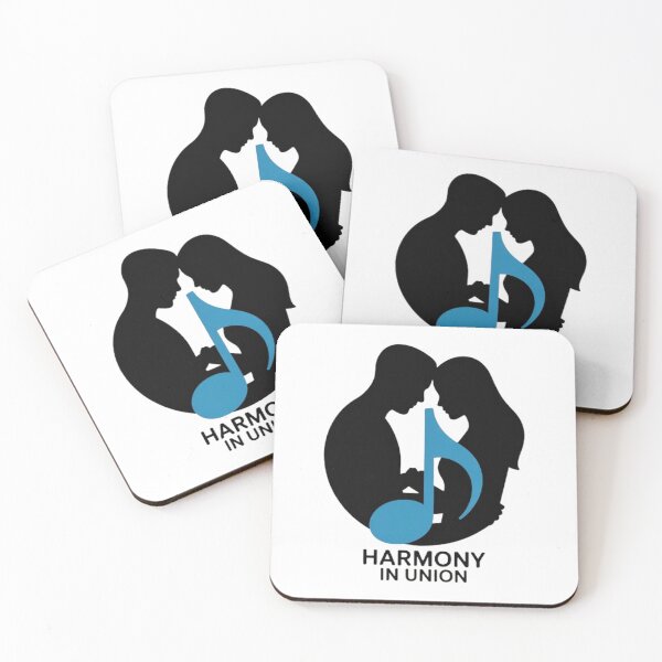 Item preview, Music Note People Love Stick Figures Holding Hands designed and sold by BHMARTS.