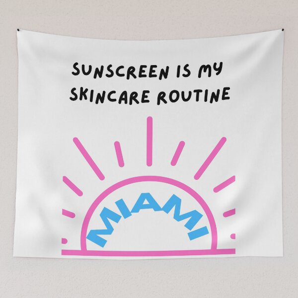 Item preview, Miami Shirt – Sunscreen is My Skincare Routine designed and sold by GiggleDesign.