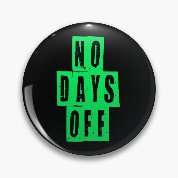 Item preview, Badass Gym Quote | No Days Off designed and sold by typoinspired.