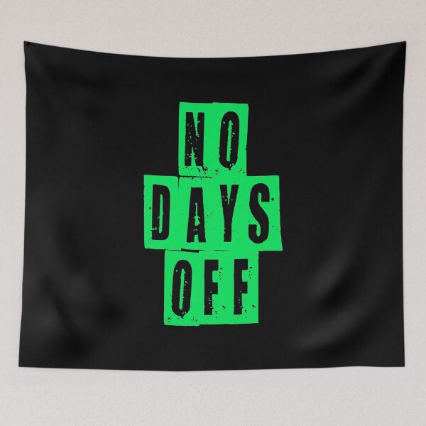 Item preview, Badass Gym Quote | No Days Off designed and sold by typoinspired.