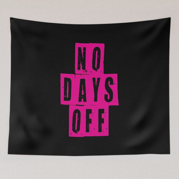 Item preview, Badass Gym Quote | No Days Off designed and sold by typoinspired.