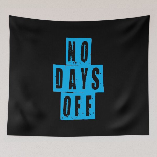 Item preview, Badass Gym Quote | No Days Off designed and sold by typoinspired.