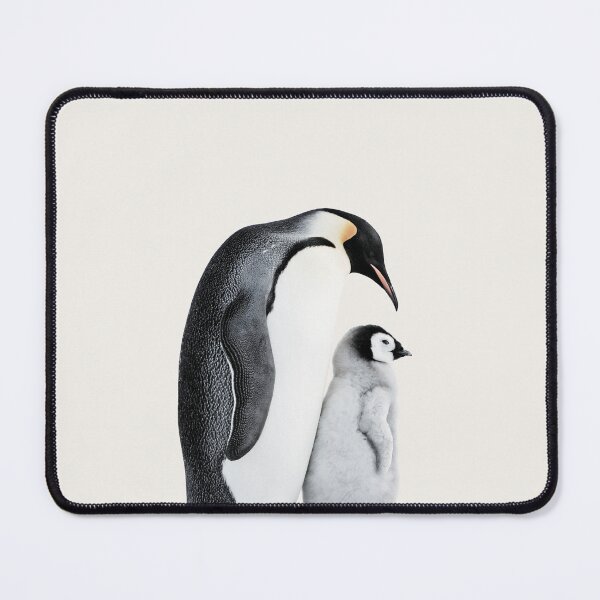 Item preview, Emperor Penguin with Baby Chick – Cute Nursery Wall Art for Children designed and sold by CuriousCherry.