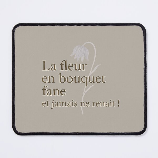 Item preview, The flower in the bouquet fades – Burgundian poetry designed and sold by Bratak.