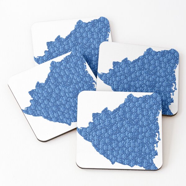 Item preview, Blue Rhinestone Nicaragua designed and sold by TheIconSmith.