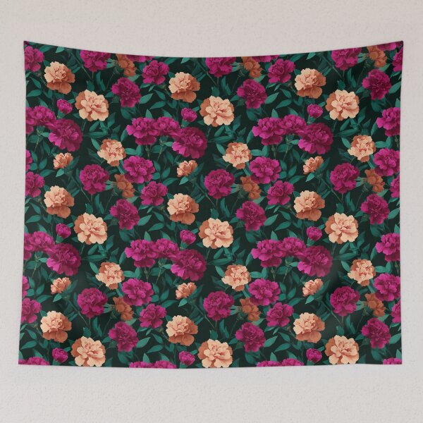 Item preview, Artistic Lush Carnationss Illustration For Hostess Gift designed and sold by RoyalStarsPatts.