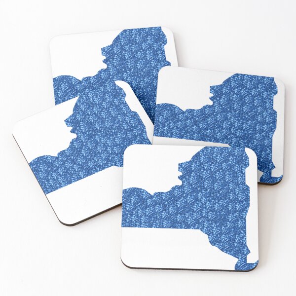 Item preview, Blue Rhinestone New York designed and sold by TheIconSmith.