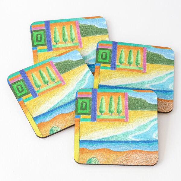 Item preview, abstract II. house by the water designed and sold by Tereza Pilar  Art.