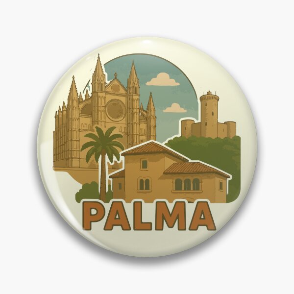 Item preview, Palma Travel Souvenir Sticker designed and sold by rogue-design.