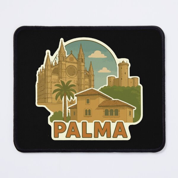 Item preview, Palma Travel Souvenir Sticker designed and sold by rogue-design.