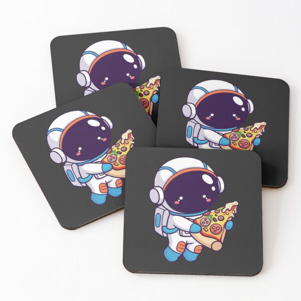 Item preview, Chibi Pizza Astronaut – Cute Funny Kawaii Halloween Space Design designed and sold by ColorSplash123.