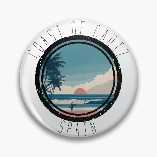 Item preview, Coast of Cadiz  – Spain (with Black Lettering) designed and sold by VelvetRoom.