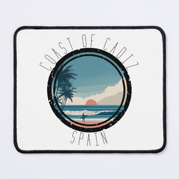 Item preview, Coast of Cadiz – Spain (with Black Lettering) designed and sold by VelvetRoom.