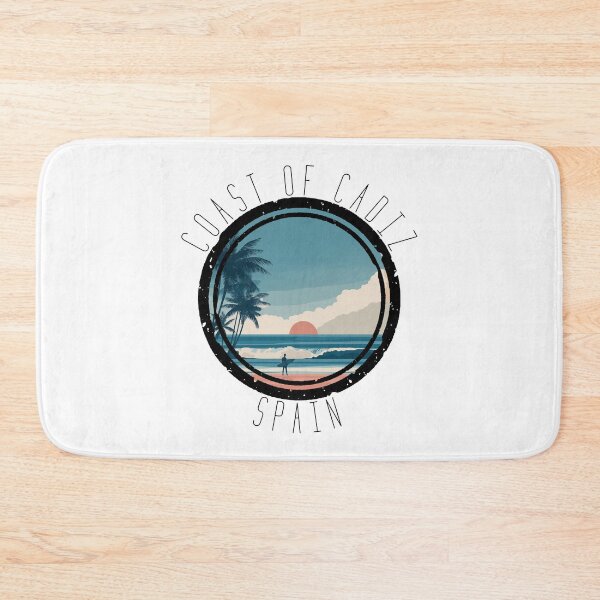 Item preview, Coast of Cadiz  – Spain (with Black Lettering) designed and sold by VelvetRoom.
