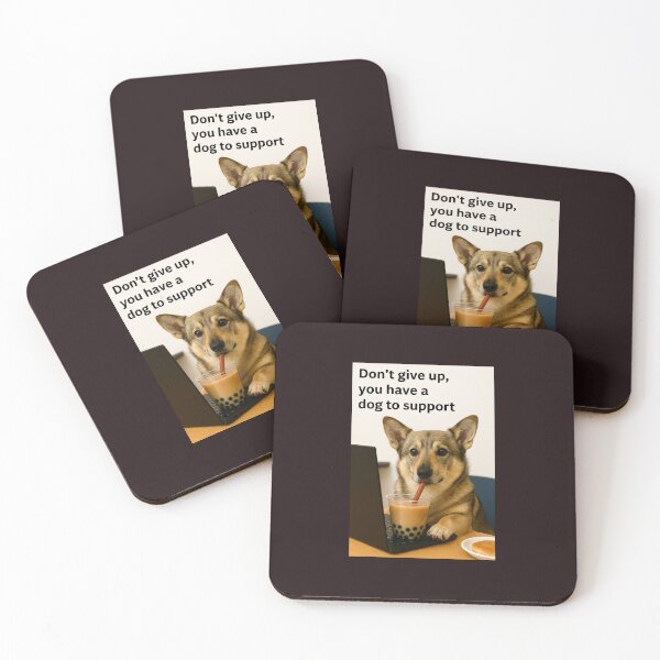Item preview, Swedish Vallhund - don't give up  designed and sold by TheVallhundStop.
