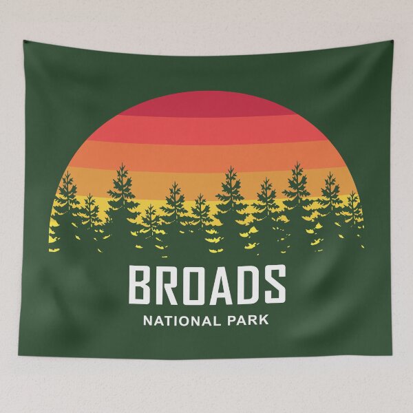 Item preview, Broads National Park Rainbow Trees designed and sold by Esskay Designs.
