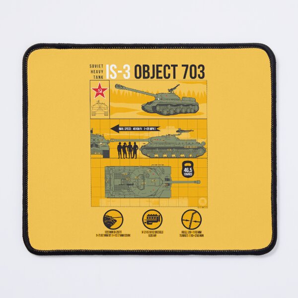 Item preview, For the Tank Fan – Soviet Heavy IS-3 Infographic designed and sold by FAawRay.