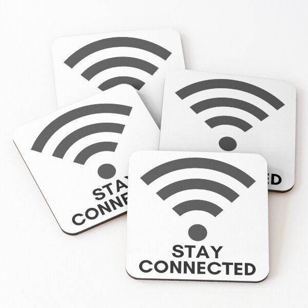 Artikelvorschau, Bleiben Sie verbunden WiFi-Signal Internet-Liebhaber-Design entworfen und verkauft von NxtGenDesigns.