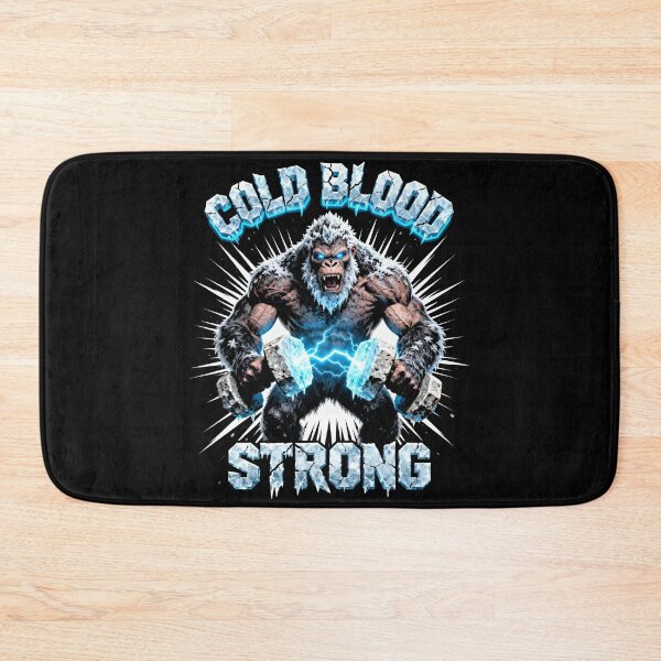 Item preview, Cold Blood Strong | Ice Primate Bodybuilder Gym Motivation designed and sold by El Hermano Gym.