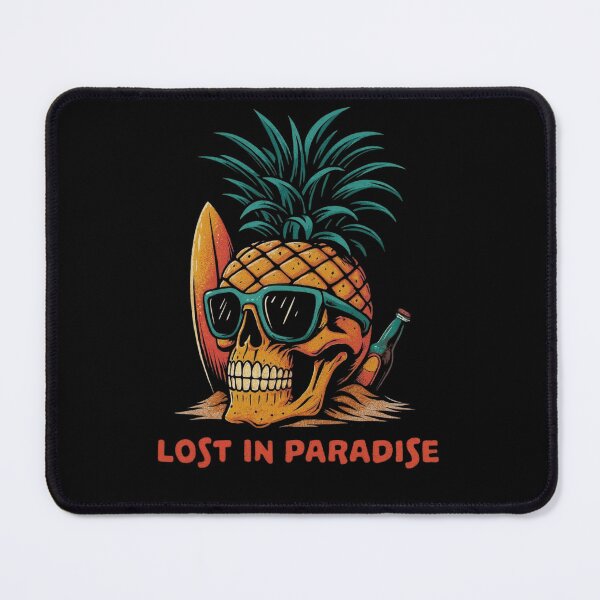 Item preview, Lost in Paradise – Tropical Skull Pineapple designed and sold by PhilllandArt.