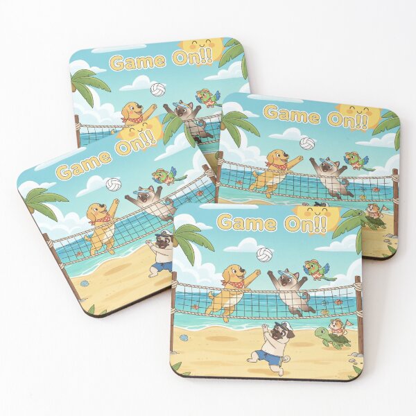 Item preview, Animal Beach Volleyball Game – Cute Design designed and sold by A&V Artist.