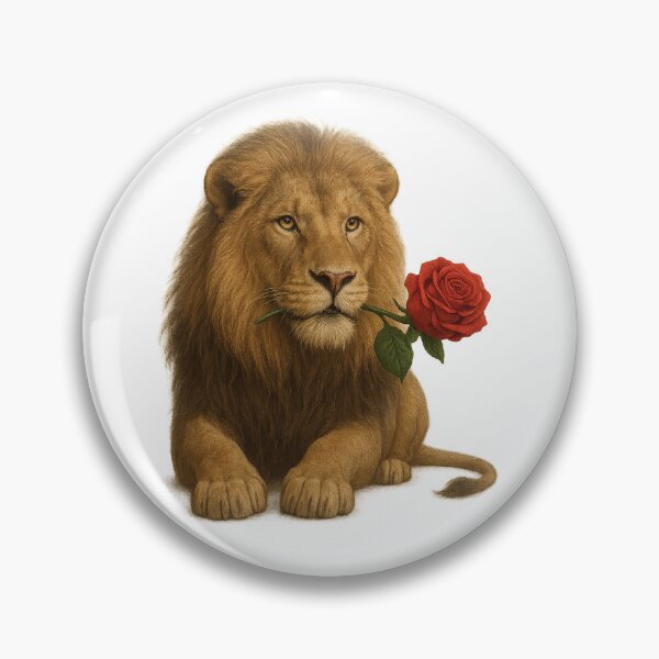 Item preview, Lion with a rose  designed and sold by Renegade4life.