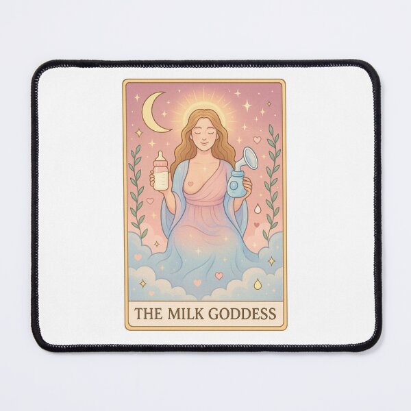 Item preview, Breasteeding Tarot Card Milk Goddess designed and sold by QueenBeesTees1.