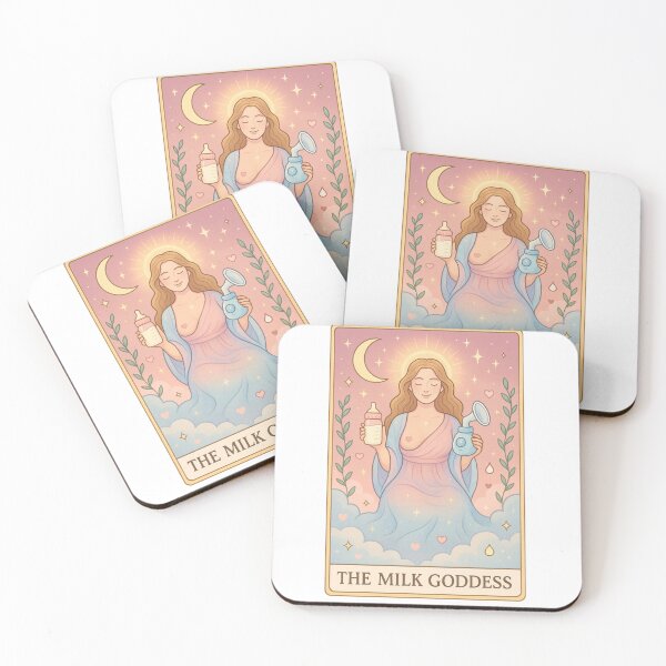Item preview, Breasteeding Tarot Card Milk Goddess designed and sold by QueenBeesTees1.