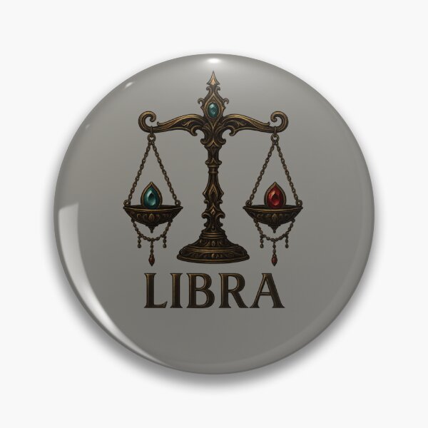 Item preview, Gothic Libra Zodiac Sign designed and sold by NoirAuraX.
