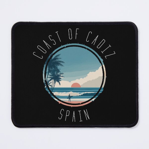 Item preview, Coast of Cadiz – Spain (with White Lettering) designed and sold by VelvetRoom.