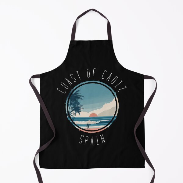 Item preview, Coast of Cadiz – Spain (with White Lettering) designed and sold by VelvetRoom.