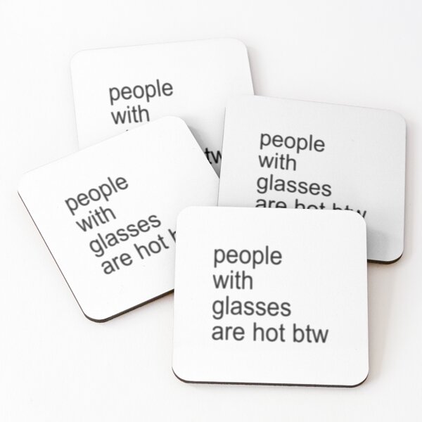 Item preview, people with glasses are hot btw designed and sold by star kissed night.