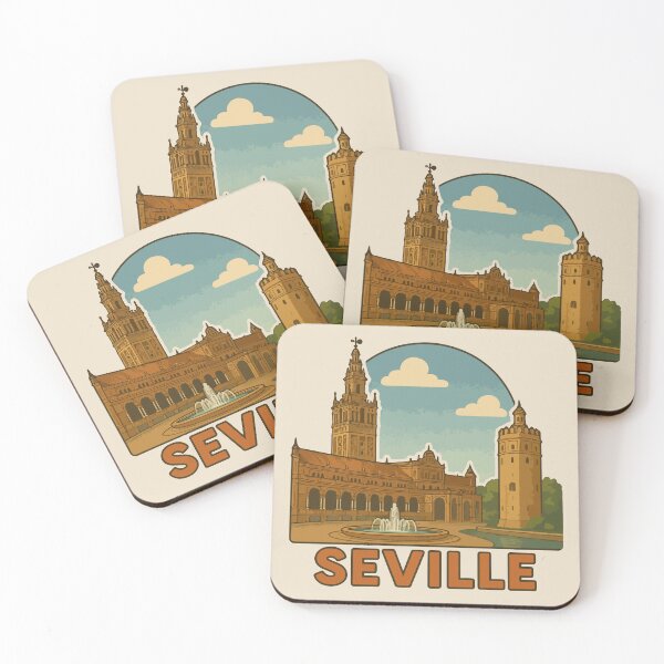 Item preview, Seville Travel Souvenir Sticker designed and sold by rogue-design.