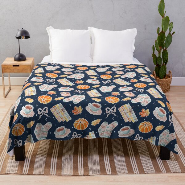 Item preview, Cozy Fall Navy designed and sold by Pink Brush Studio.