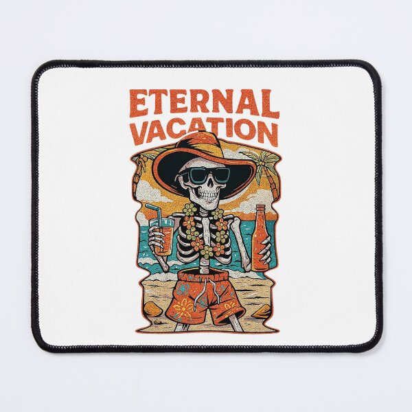 Item preview, Eternal Vacation – Skeleton Beach Vibes designed and sold by PhilllandArt.