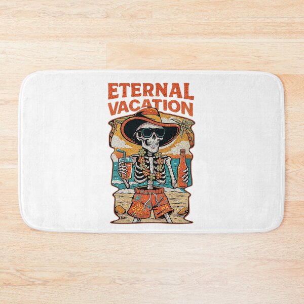 Item preview, Eternal Vacation – Skeleton Beach Vibes designed and sold by PhilllandArt.