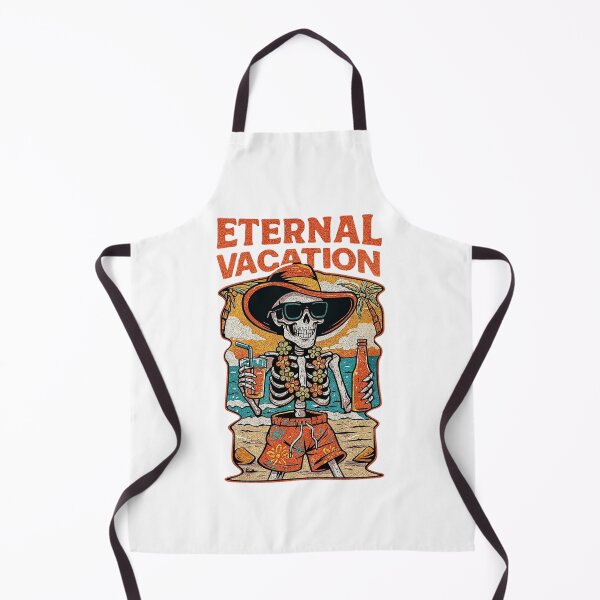 Item preview, Eternal Vacation – Skeleton Beach Vibes designed and sold by PhilllandArt.