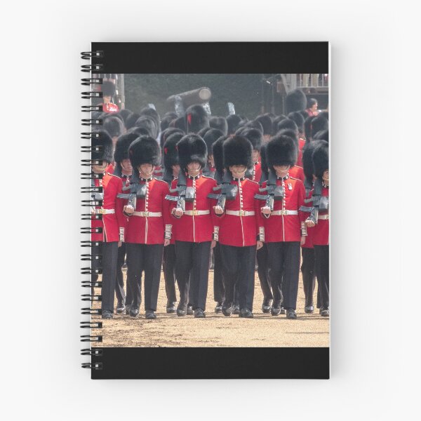 Item preview, Royal guards in red and black uniform with bearskin hats, London designed and sold by LoisGoBe.