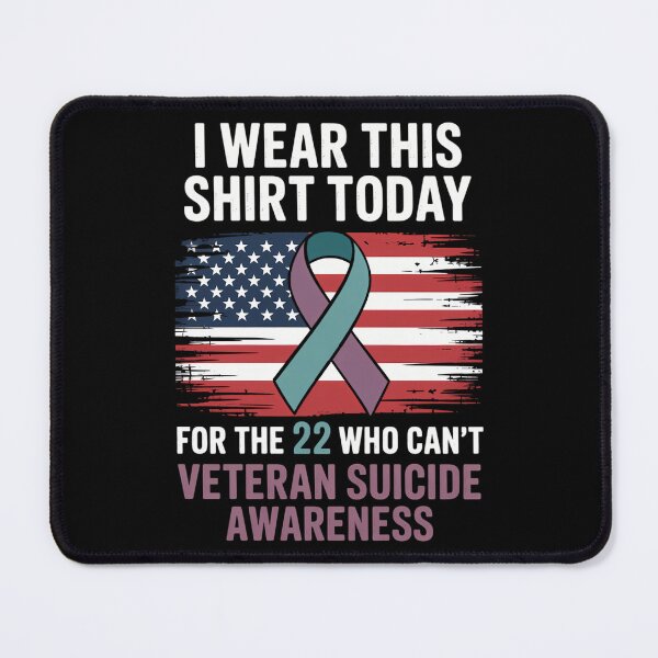 Item preview, Military Veteran Suicide Awareness Support designed and sold by CookWorldLaughs.
