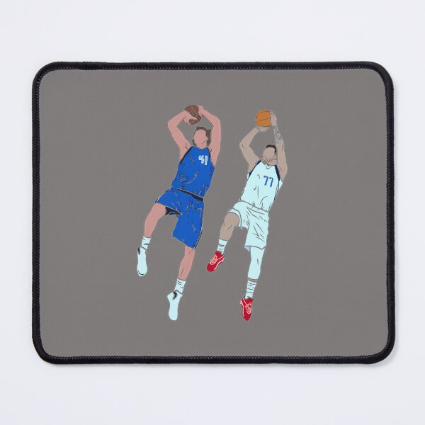 Item preview, DIRK-NOWITZKI-AND-LUKA-DONCIC-FADEAWAY-T-SHIRT designed and sold by bradwantzu.